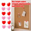 100pcs Cute Push Pins, Decorative Pink Pins for Pin Boards,