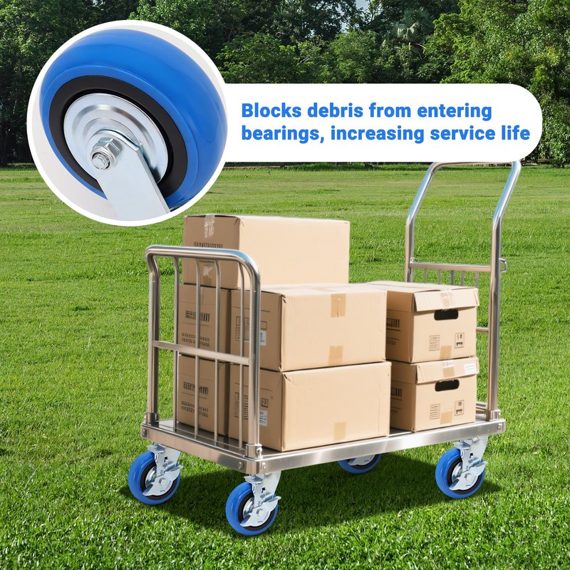 W B D WEIBIDA 6 Inch Heavy Duty Casters Set