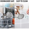 2Pcs Conical Fine Mesh Strainer,3.3/1.8 Inches Fine Mesh Sieve with