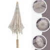 Lace Parasol Umbrella Wedding Bridal Lace Umbrella Decorative Embroidery Flower