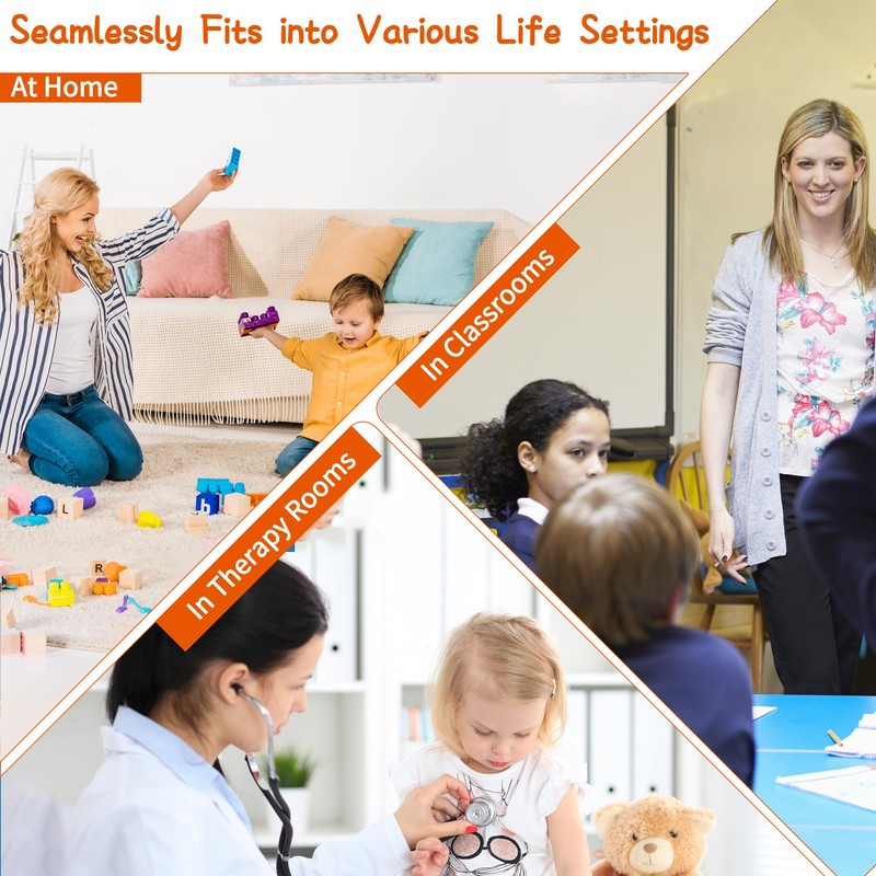 Sensolio 3-Piece Square Double-Sided Sequin Panels - Interactive Sensory Wall