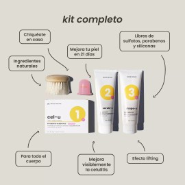 Azala Natura Kit Azala Para Celulitis C/ Ventosa Y Cepillo (reto 21 Días)