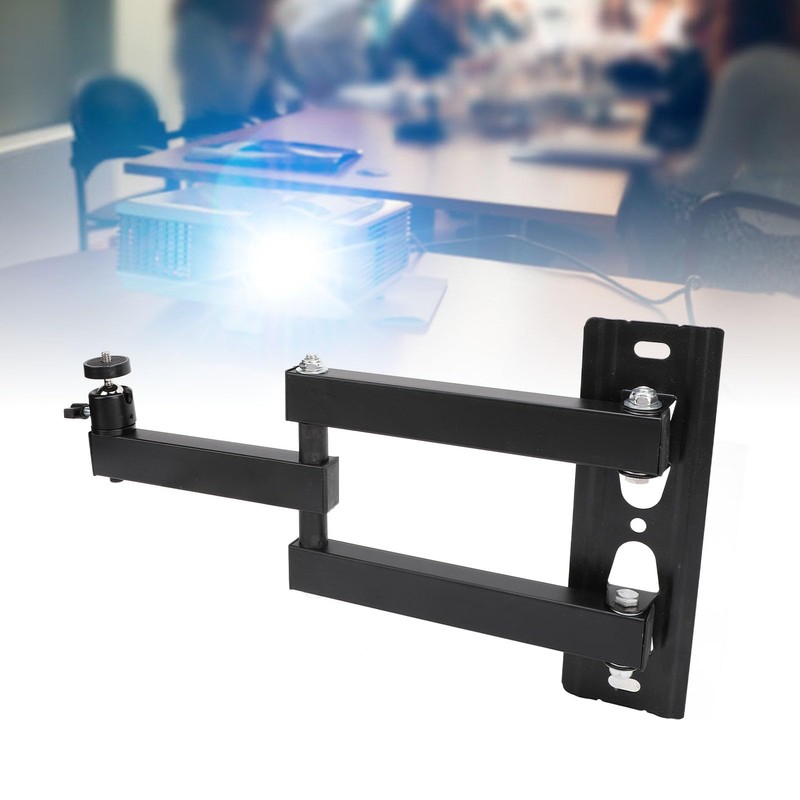 Projector Wall Bracket, 20-40cm Adjustable Angle Projector Wall Mount, Universal