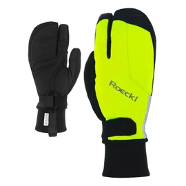 Roeckl Villach 2 Trigger Winter Cycling Gloves Long Fluo Yellow 2023: Size: 10
