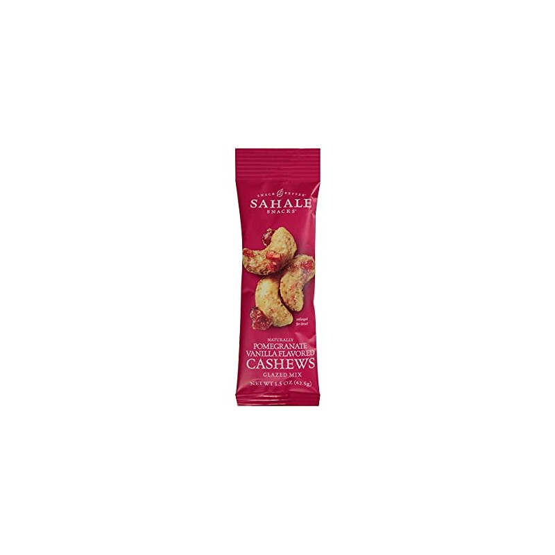 Sahale Snacks 2398773 Sahale Snacks Nuts Pomegranate Vanilla Flavored Cashews