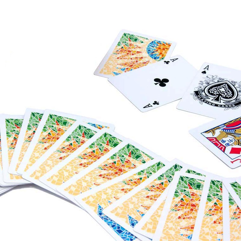 PracticOffice Card Deck Back Presented in Metal Case (Gaudí)