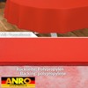 ANRO Oilcloth Tablecloth, Washable, Oilcloth, Garden Tablecloth, Outdoor, Indoor, Oval,