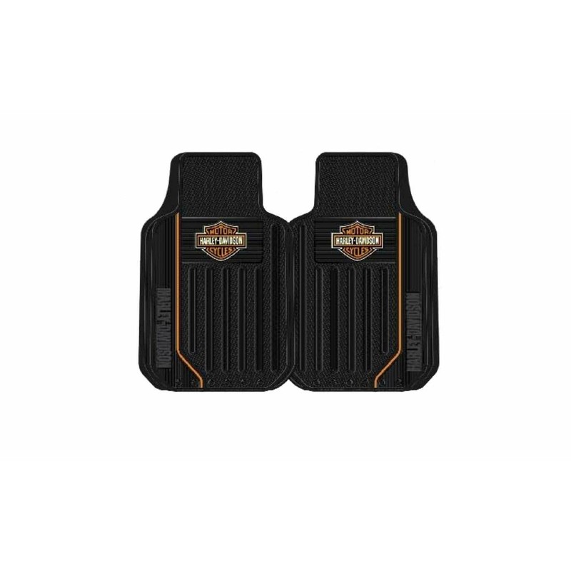 PLASTICOLOR Harley Elite Series B&S Orange Floor Mats