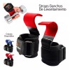 Bluelander 4 Pares Straps Ganchos De Levantamiento Muñequera Gym