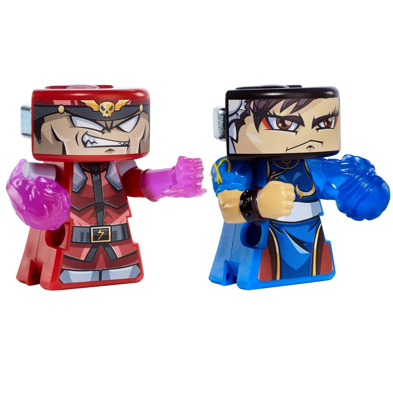 VS Rip-Spin Warriors Street Fighter M. Bison and Chun Li