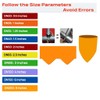 10 Pcs Pipe Cutting Guide Kit, Precision Pipe Saddle Template