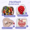 Swpeet 212Pcs Embroidery Kit, Stitch Kits Include 100 Colors Threads,