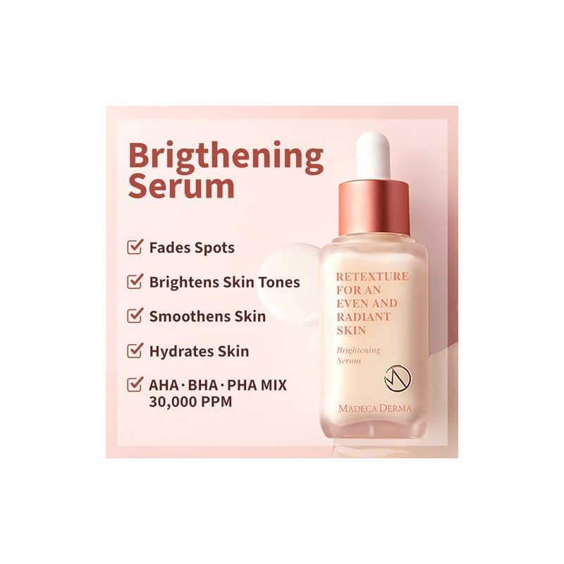 Madeca Derma Serum: Centella Asiática y Vitamina C para Piel
