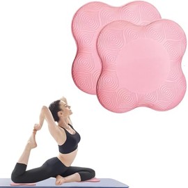 2 Rodilleras de Yoga Antideslizantes, Espuma Gruesa para Protección Articular, Almohadillas para Rodillas, Ideal para Pilates, Yoga y Entrenamiento en