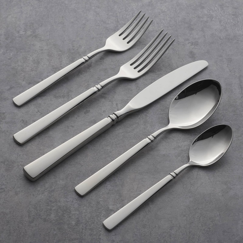Oneida Easton Fine Flatware Teaspoons, Set of 4 , 18/10