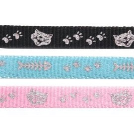 (Catwalk Collection) Reflective Cat Collar Assorted Designs