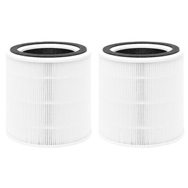 sieloonger AP005 Replacement Air Filter Compatible with TaoTronics TT-AP005 AIR Purifier,H13 True HEPA 3-in-1 Replacement Filter, Efficiency Activated Carbon,Pack of 2
