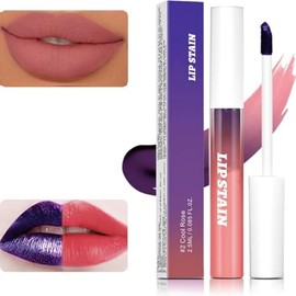 Brillo Labial Peel-Off, Tinte de Labios Despegable, Brillo y Textura Sedosa para Labios, Larga Duración y Sin Pegajosidad, Hidratación y Resistencia (C, M)