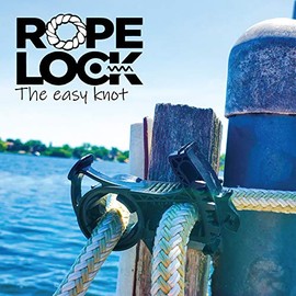 Rope Lock - The Easy Knot Without Knots - 2-Pack - Tie Your Boat and Bumpers in Seconds