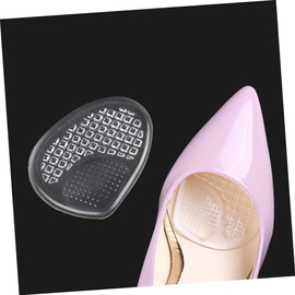 IWOWHERO High Heel Gel Insoles Pads for Women Thick Forefoot Cushion Anti-Slip Massaging Pads for Comfort Suitable for High Heels