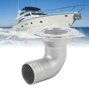 Boat Deck Drain 90 Degree Elbow 316 Stainless Steel Split