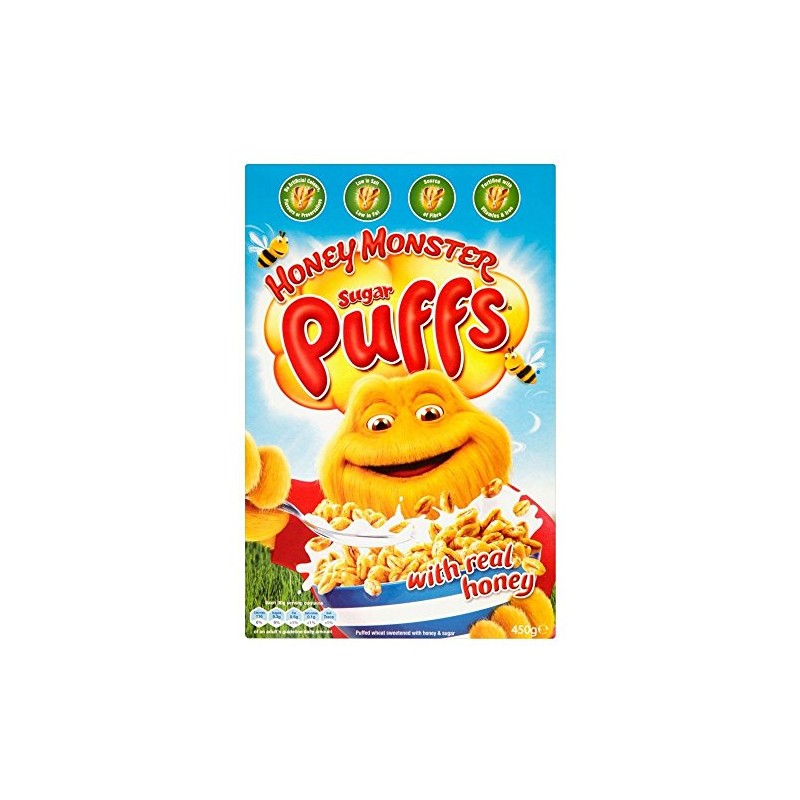 Honey Monster Foods Sugar Puffs (450g)