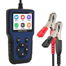 Car Battery Tester by MMOBIEL – Upgraded 12V Digital Automative Batteries & Alternator Diagnostic Tool with Color Display - 100-2000 CCA Load Tester – Battery Health, Cranking & Charging Check Car