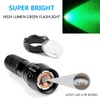 AuKvi 2 Pcs Powerful Green Light Led Flashlight Long Range