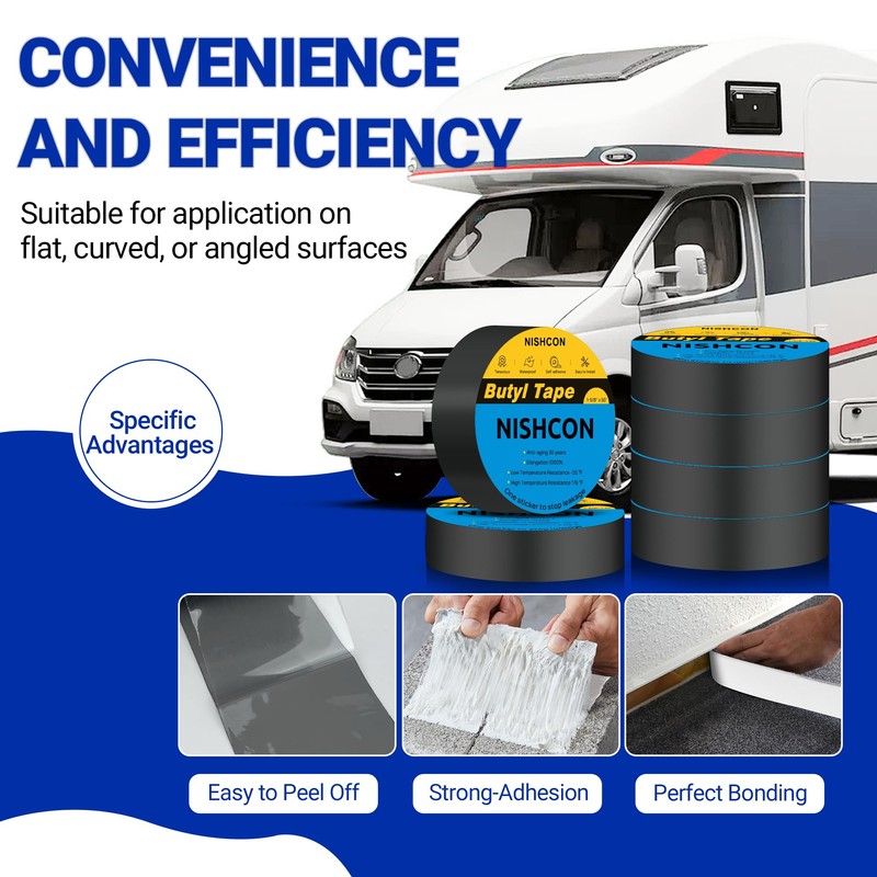NISHCON Butyl Joist Tape for Decking 1 5/8" x 50',