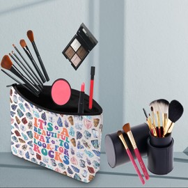 Rocks Collector Cosmetic Bag It’s A Beautiful Day to Look for Rocks Cosmetic Bag Geology Gift Rocks Lover Gift (Look for Rocks B)