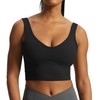 Aoxjox Women's Workout Brooke Tank Crop Curve Longline Fitness Sports