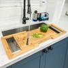 [2024 UPGRADE] Hifybaty Over The Sink Cutting Board - Expandable