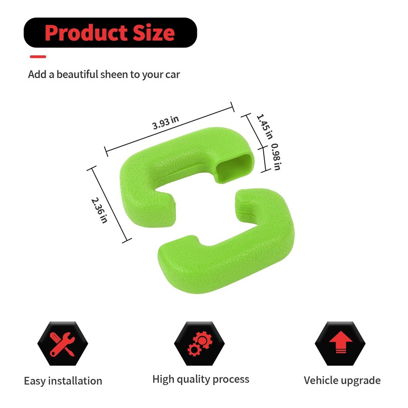 RT-TCZ Tow Hook Covers Bumper Rubber Protector Exterior Accessories for