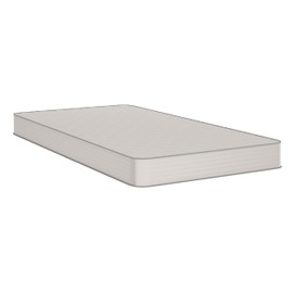 Flash Furniture Dream 6 Inch Hybrid Mattress, Twin Size High Density Foam and Innerspring Mattress in a Box, CertiPur-US Certified Foam