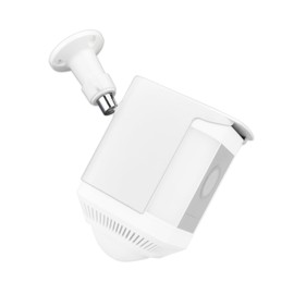 VIEWZONE Plastic Cover Protective Case for Ring Spotlight Cam Plus, Wall Mount Bracket, Skin Cover Case for Camera Protection from Sun/Rain/Dust,1-Pack, White, Camera Not Included