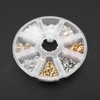 480pcs Earring Backs 8 Different Style Earring Pads Flexible Replacement