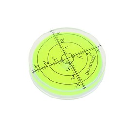 SIZIKJXGHWYI Circular Bubble Level with Double Sided Adhesive Bottom Spirit Levels Leveling Measuring Tools (50x10mm)