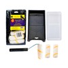 Bates- Paint Tray Set, 6 pcs, 4-Inch Paint Roller Kit,