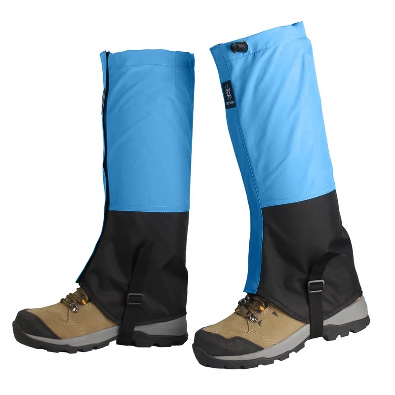Waterproof Hiking Leg Gaiters for Snow, Sand and Mud Protection,