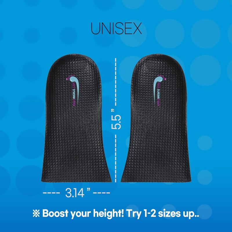 Air up Height Increase Shoe Heel Lift Inserts for Men