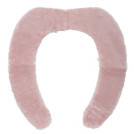 LEC matou Suction Bed Sheet, Fluffy Boa (Pink), Washable, Just Place On