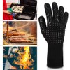 TOEECY Barbecue Gloves Heat Resistant up to 800°C with Non-Slip
