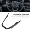 Steering Wheel V Shape Trim Panel Carbon Fiber Style Frame