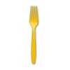 Creative Converting Touch of Color Premium Plastic Forks, 24-Count, School