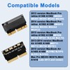 M.2 NVME SSD Adapter for MacBook, Card Converter, M.2 NVME