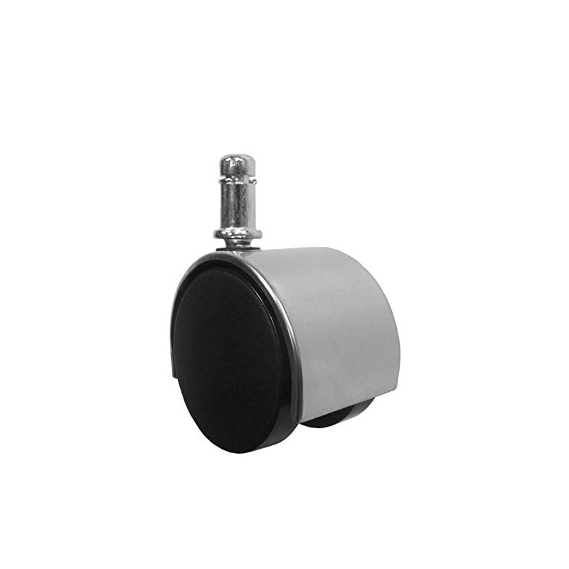 2" Chrome Standard Replacement Office Chair Caster Wheels - Set