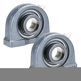 2x 1 in Pillow Blocks Cast Iron SATB205-16 Mounted Bearing SA205-16+TB205 New