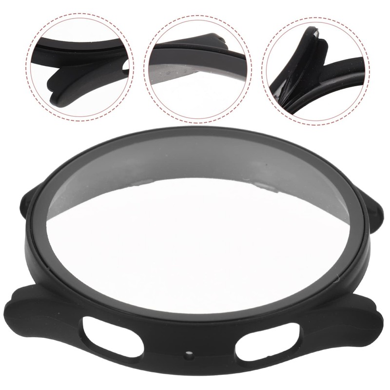 Gadpiparty 2pcs Matte Watch Protector Case Tempered Screen Protector Compatible