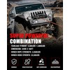 FIERYRED Synthetic Winch Rope 3/8 Inch 100FT - 26500Ibs Winch