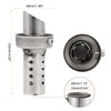 F FIERCE CYCLE Universal Motorcycle Exhaust Pipe Baffle Muffler Pipe